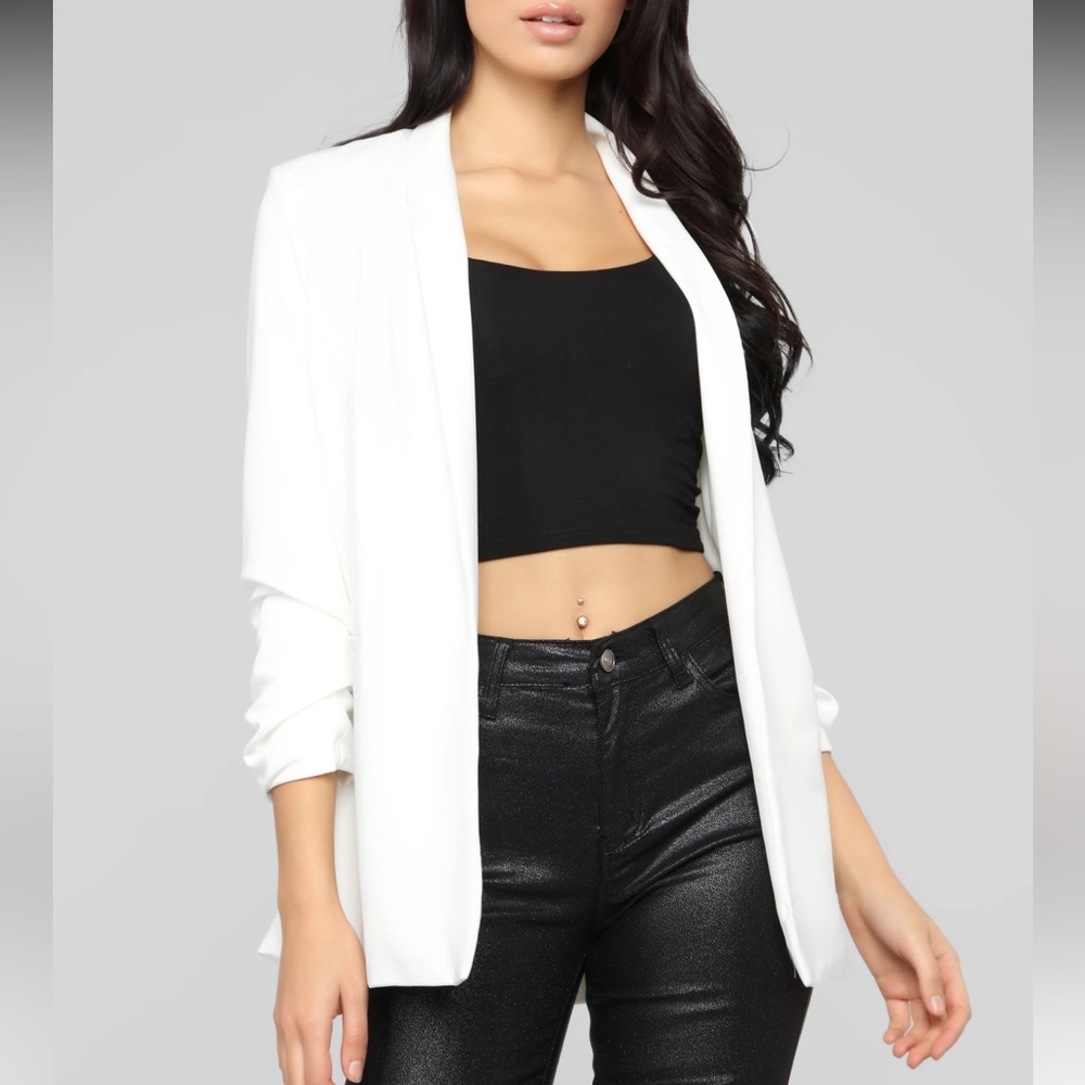 White blazer